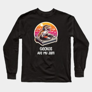 Gecko Music Pun Long Sleeve T-Shirt